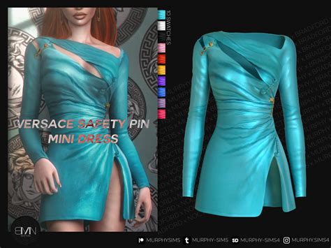 sims 3 versace short tulle crepe dress|BRADFORD — Versace Mega Collaboration: Drop II.